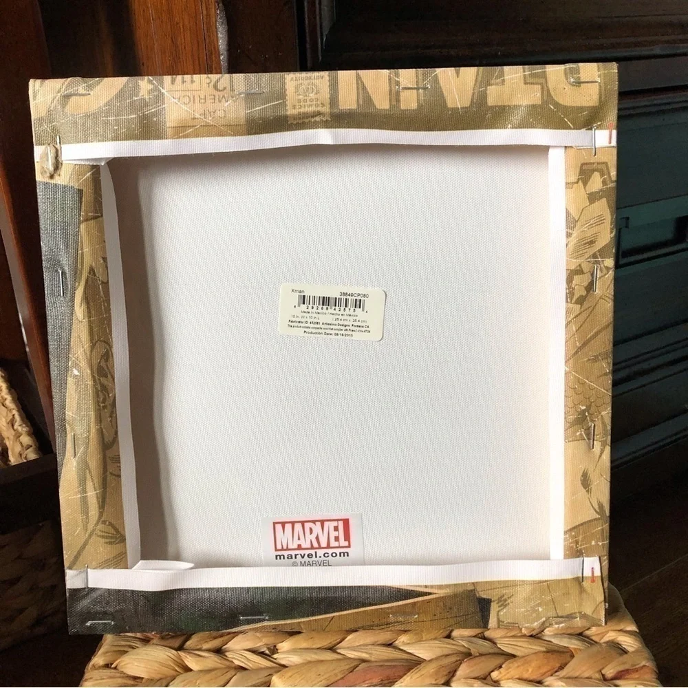 Captain America Comic vintage style book cover canvas print artwork.